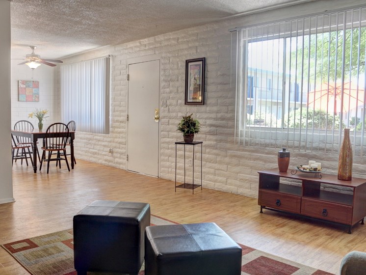 Living Room at Canyon Vista Apartments in Tucson, AZ